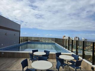 Apartamento quarto e sala vista mar - 5