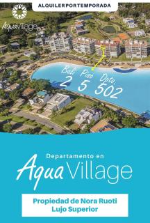 Dpto de playa 2 dormitorios Aqua Village Sanber - 0