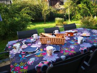 Chambre nature table d'hôte avec jardin à la campagne le nid qui danse vers Vesoul de 1 à 3 personnes - - 0