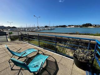 Appartement spacieux 3P à Étel - Terrasse - Vue port - Wifi - Parking - FR-1-479-203 - Étel - 0
