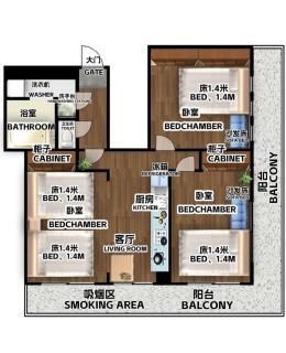 9th floor Elevator Yamanote Line Komagome Station 3 mins walk 3 rooms 1 room 1 room Direct access to Shinjuku Ueno Akihabara Ginza Tokyo Ikebukuro Shinjuku Shibu - Tokyo - 6