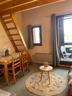 Chaleureux studio montagnard avec balcon 2402 - Prémanon - 5