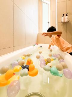 Legoland Walking, Spacious Kid-Friendly Slide AquaZone Afiniti I JB, Johor Bahru, Malaysia - 3