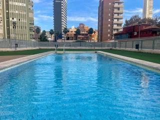 Apartamento con jacuzzi, sauna, gimnasio y piscina enfrente del mar - Benidorm - 7
