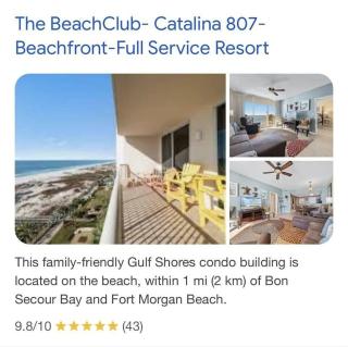 BeachClub-C807-Beachfront-Condo - Gulf Shores - 7