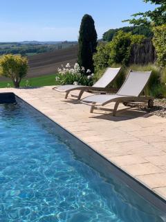 Les 5 terrasses - vue imprenable et piscine privée - La Sauvetat - 9
