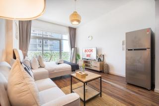 Calm Studio Apartment Right by the Golf Courses in Sports City - 2