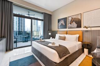 Upmarket Studio in Business Bay with a Gym and Pool - 0