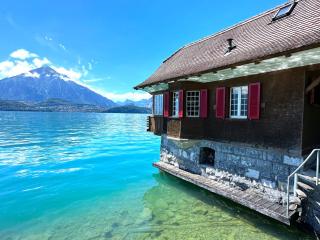 SwissHut Stunning Views Alps Lake - Chalet Monbijou - Sigriswil - 9