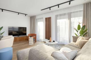 Klimatyzowany Apartament Blisko Parku w Krakowie z 3 Sypialniami, Wanną i Parkingiem by Renters Prestige - 3