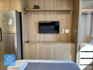 Estúdio Prático e Moderno Na Barra - 3