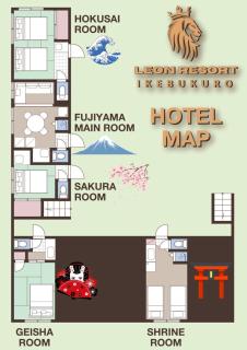 B 2rooms MAX6people 6min Shinjuku 11min Shibuya 12min walk Ikebukuro LEON RESORT IKEBUKURO traditional Japanese room - Tokyo - 5