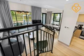 Keysplease 4BR, Nanny room, BBQ, Garden, Malibu Beach Access, Damac Hills - 9