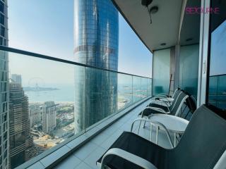 DH58 - High end 1BR, Palm views in Damac Heights tower - Dubai - 2