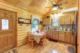 Backyard and Porch Rural Cosby Log Cabin! - 4