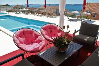 Heated swimming pool, stunning sea view terrace a7, - Trogir - 6