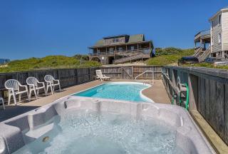 7060 Tides Times Oceanfront Pool Hot Tub - Nags Head - 9
