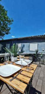 N1-Terrasse - Barbacane - Pieds Cité - Clime Mobile - Carcassonne - 0