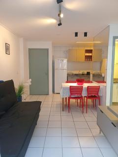 NA BEIRA MAR DE PAJUCARA- EDIF NEO- APARTAMENTO QUARTO E SALA - POSSUI VARANDA- VISTA LATERAL DO MAR-RUA JULIO PLECH FILHO 60 ESQUINA COM AVENIDA DOUTOR ANTONIO GOUVEIA - CONSUMO ELETRICO É PAGO No CKECK-OUT - 1 KWH É 1,35 REIAS - TEM TELA DE PROTEÇÃO - Maceió - 8