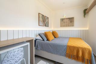 Apto a 350m Praia Cozinha completa Churrasqueira Ar Condicionado Wi-Fi e vaga privativa de garagem Reserve agora mesmo - 5