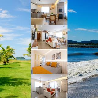 Apto a 350m Praia Cozinha completa Churrasqueira Ar Condicionado Wi-Fi e vaga privativa de garagem Reserve agora mesmo - 0