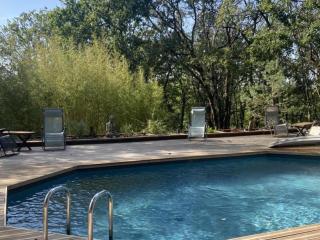 Maison bois avec piscine privée et Wifi, animaux admis - FR-1-616-447 - Aubas - 9