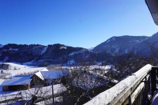 FeWo BergZeit auf 1000 m Höhe mit Balkon, Parkplatz, WLAN, Küche - Wertach - 8
