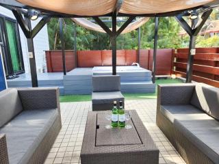 ビーチから徒歩6分広々としたテラスBBQ露天ジャグジーMorley2 - Onna - 9