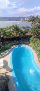 Casamar paraíso na praia com a vista do mar dos sonhos piscina e spa - Guarujá - 1