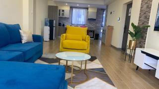 elegant executive fully furnished two bedroom apartment with ample parking space heated swimming pool fully equipped gym children playing ground and amazing city views - Nairobi - 3