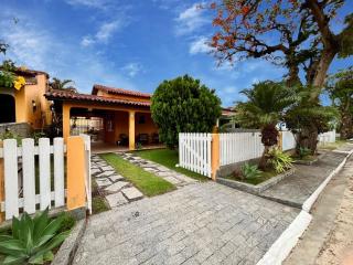 Casa em cond com área lazer completa, 2 suítes, 1 quarto, piscina privada, churrasqueira, garagem, academia, salão jogos, parquinho, quadras, deck, acesso à lagoa - São Pedro da Aldeia - 5