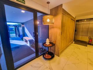 Apartamento ampla sacada vista mar e piscina em Matinhos PR - Matinhos - 7