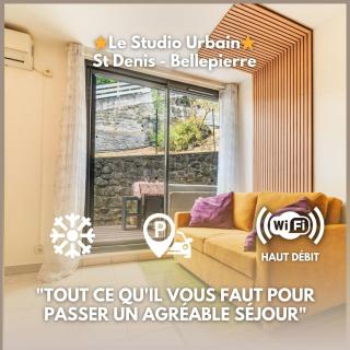 Studio Urbain avec jardin à quelques minutes du centre ville de Saint-Denis avec Terrasse et Parking Privé idéal pour 2 à 4 personnes - 0