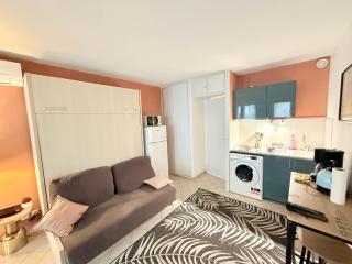 Ponant La Grande Motte Cosy Studio 4 pers Parking,Clim,piscine, Golf, Plage - 2