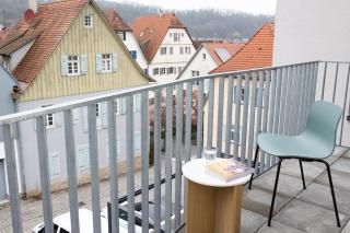 Design-Apartment 2025 mit Balkon und City View 250m zum Marktplatz KfW55 - 7