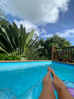 Villa caraïbes Piscine vue sur le zion Sainte-Anne - 5