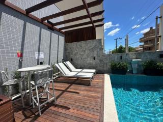 Mirante do Oceano hospedaria à 70 metros da praia, com piscina aquecida, sala de jogos, academia e espaço kids!! - 8
