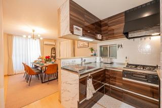 Independent Home - One Minute Walk to Rail Hub - Direct Link to Asakusa Ueno Ginza Tokyo Sky Tower - 102 Square Meters with Four Rooms One Living Area Two Restrooms Two Baths - Easy Link to Both Major Airports - 3