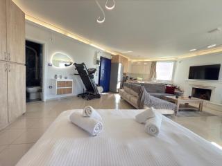 Sunny Home Private Jacuzzi Hydromassage, Fireplace, Acropolis & Lycabettus View, Underground Parking, 300m Metro Peristeri - Atene - 1