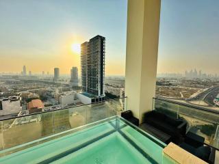 Smart 2br Jvc Own Pool & Burj Al Arab View - 3