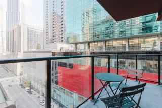 Blueground River North balcony pool nr Pier CHI-1147 - 5
