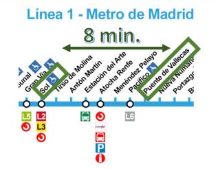 Apto 2 habitaciones, garaje gratis - Madrid - 9