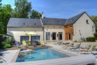 Les Prairies du Val d'Amboise Grand Gite 15 pers PMR avec piscine - 0