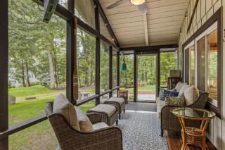 Lakeside 3BR Retreat with Dock Hot Tub - Sleeps 6 - 3