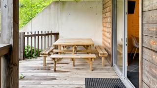 Chalet les Estives au pied des pistes, le lioran, terrasse, 2 chambres, 4 lits - 3