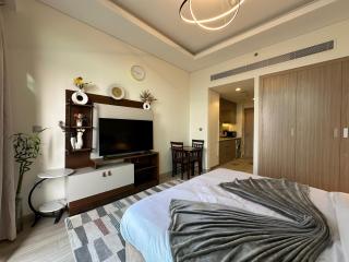 Sunset Haven Chic Creek Studio - Dubai - 9