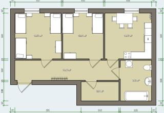 5 Bett Monteurwohnung in Schönebeck, Pfännerstraße 6a - - 1