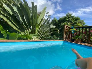Villa caraïbes Piscine vue sur le zion Sainte-Anne - 8