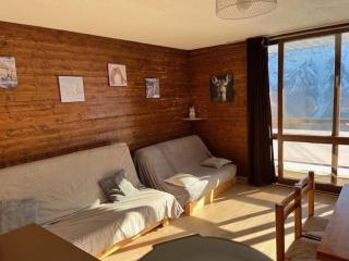 Studio cosy 4 pers, animaux admis, proche pistes, balcon sud - FR-1-636-236 - 0