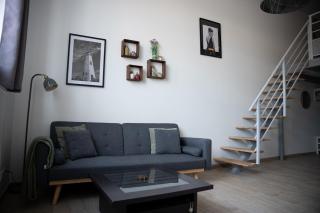 Le Passementier, T2 duplex grand volume parking souterrain wifi Netflix - Saint Etienne - 6